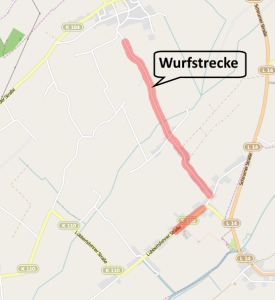 Wurfstrecke